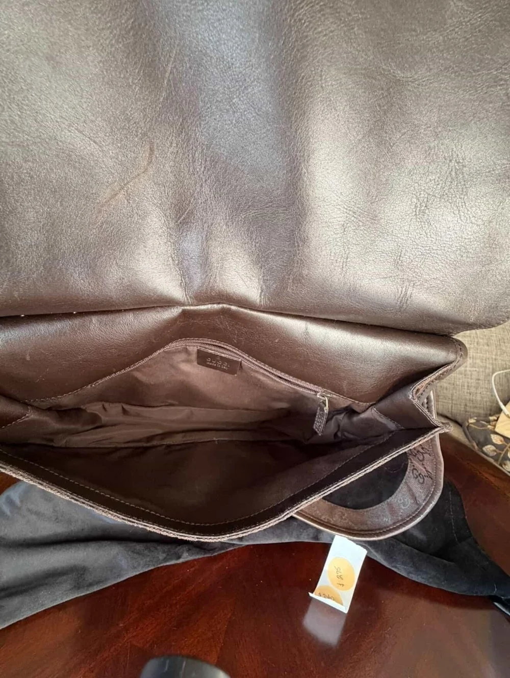 Gucci GG Canvas D-Ring Shoulder Bag Brown Monogram Tom Ford Era
